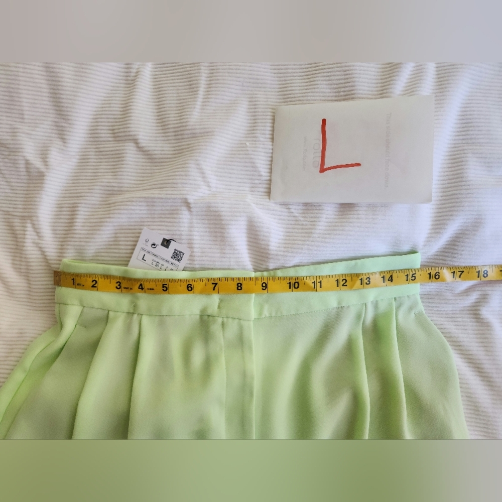 Zara trousers  Light Green BNWT. Trousers/PANTS ONLY - Picture 5 of 15